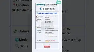 Cognizant Recruitment | Non-Voice Process | Chat Support