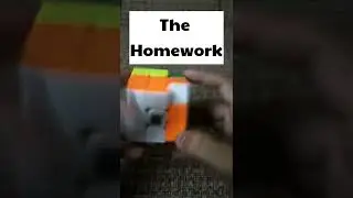 Lesson Vs Homework Vs Study Guide Vs Test | Rubik's Cube Edition | Meme