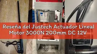 Rese&ntilde;a del Justech Actuador Lineal Motor 3000N 200mm DC 12V para Auto RV Abridor El&eacute;ctrico de Puerta