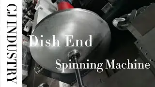 Dish end spinning machine