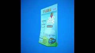Custom 3D Modeling: Sour Boys Candy-Rainbow!
