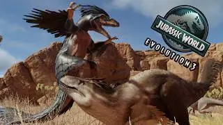 Feathered Dinosaur Battle Royale! - Jurassic World Evolution 3