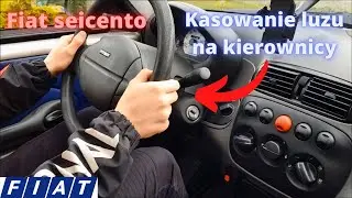 Fiat seicento jak skasować luz na kierownicy//Poradnik (luz do góry i na dół)