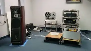 Revox G36 playing copy of a master tape