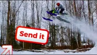 FINALLY GOT SNOW | Arctic Cat 600r SX and Skidoo 600rs