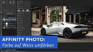 Affinity Photo: Grünes Auto auf 