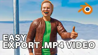 Как экспортировать видео MP4 в Blender 4.3: руководство для начинающих