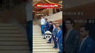World's Top 5 Players in One Frame at Norway Chess 😍❤️ #chess #gukesh #magnuscarlsen #shorts