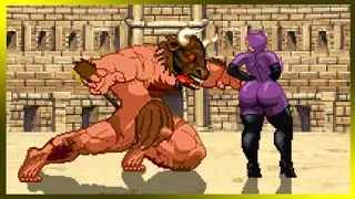 MINOTAUR vs CATWOMAN - HARDEST AI FIGHT! #mugen #ikemengo #dccomics