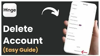 How To Delete Hinge Account !