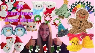30 FREE CROCHET CHRISTMAS DECOR (or gift?) ideas with patterns :)