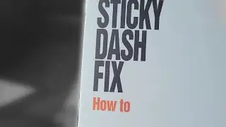 Как исправить залипание панели приборов на старых автомобилях #stickydashfix