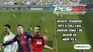 AKHIRNYA WORK‼️ PES 2013 LITE ANDROID OFFLINE | FULL KONTROL + SAVE LOAD CAREER MODE🔥