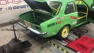 Opel Kadett C Limo 16V Pr&uuml;fstand Risse Motorsport Greenlimo16v