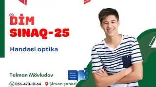 DİM Fizika sınaq və qəbul: Həndəsi optika