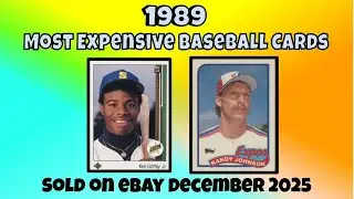 Самые дорогие бейсбольные карточки, проданные на eBay в 1989 году &mdash; декабрь 2025 года.