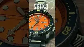 My favorite daily watch - the SEIKO 5 with Orange dial ❤️&zwj;🔥