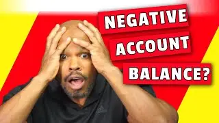Amazon negative balance.