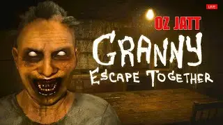 Granny Escape Together With OZJatt  #grannny #shortslive #horror #gaming