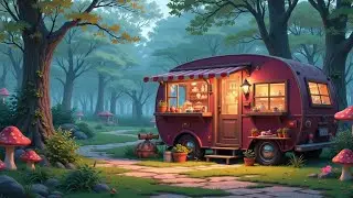 Cozy Forest Tea Time ☕ Chill & Dreamy Lofi 🎧 Unwind & Relax in Enchanted Woods [ Lofi Chill ]