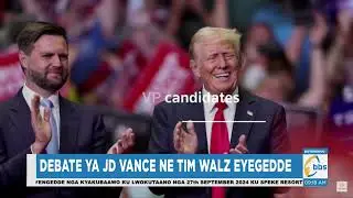 Trump ne Kamala Harris bayungudde ttiimu kabiriiti, abamyuka babwe bagenda kweyuza.#Zuukukanensonga