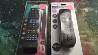 Programming an easy to program universal remote (Acellories universal remote control)