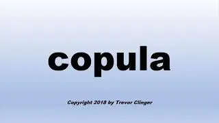 How To Pronounce copula