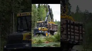 Ponsse.8x8 Timber Forwarder #ponsse #timber #forest #world #shortvideo