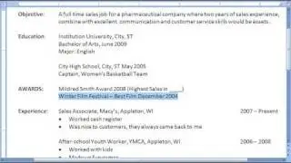 Common Resume Errors - Education Section