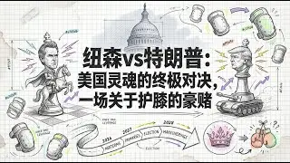 纽森vs特朗普 | 影子总统的达沃斯豪赌 | 美国灵魂终极对决