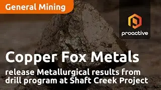 Copper Fox Metals release Metallurgical results from drill program at Schaft Creek Project