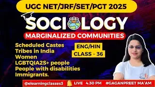 UGC NET Sociology 2025 | Class 36 | Top 50 MCQs on Marginalized Communities in India | Constitution