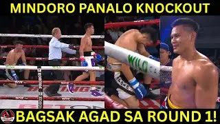 Weljon Mindoro TINUMBA ang Kalaban sa Round 1! PANALO KNOCKOUT! 15-0 na! UMAYAW Kalaban