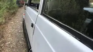 Panda 4x4 across the river