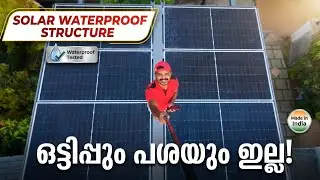 Solar Waterproof Structure installation | Full Metal Work - No glue and plastic
