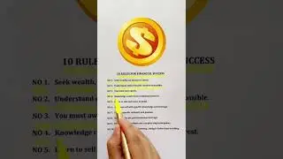 10 Rules for financial success - #mindset #successmindset #success #mindsettraining