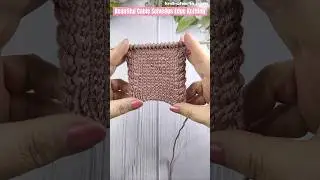 Beautiful Cable Selvedge Edge Knitting #knittingtips #knittingedge #handmade #DIYknitting