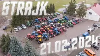 Strajk Rolników 21.02.2024 Ostrołęka/Goworowo I Ponad 700 Maszyn !!! (feat.@renjohn)