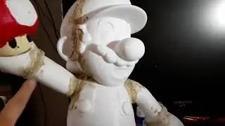 Game Nexus 3d Printing Video Making Super Mario Statue Part 6 Other Arm and Finishing
