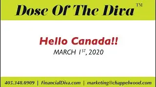 Dose of The Diva&trade; Hello Canada and Well Wishes to Erin!