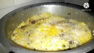Hyderabadi mutton biryani with S.A.Kitchen.