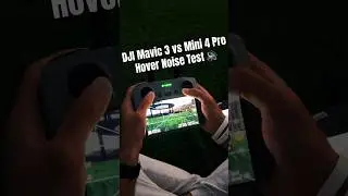 How loud is the DJI Mini 4 Pro compared to the Mavic 3? 🔈