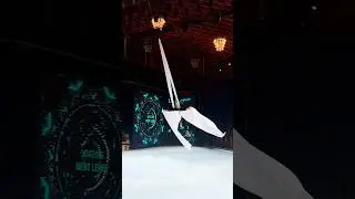 My aerial silk&hellip; #ice #iceshow #aerial #sport #aerialist #aerialsilks #holidayonice #nolimits