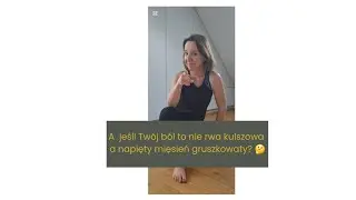 Co, jeśli Twój ból to nie rwa kulszowa, a napięty mięsień gruszkowaty? 🤔