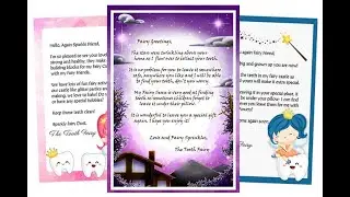 Free Printable Tooth Fairy Letters For Boys And Girls