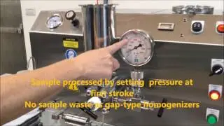 NanoLyzer N10 High pressure homogenizer