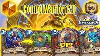 Best Quest Warrior 12.0 Deck Craft & Defeat Aggro Decks! Across the Timeways Mini-Set | Hearthstone