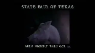 State Fair of Texas Nighttime - It's a Whole Different Animal (Dallas/Ft. Worth Local Ad - 1989)