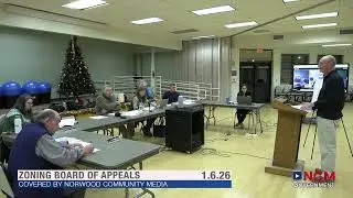 Zoning Board of Appeals 1.6.26
