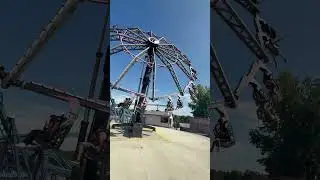 Six Flags over Georgia Cat woman ride!
